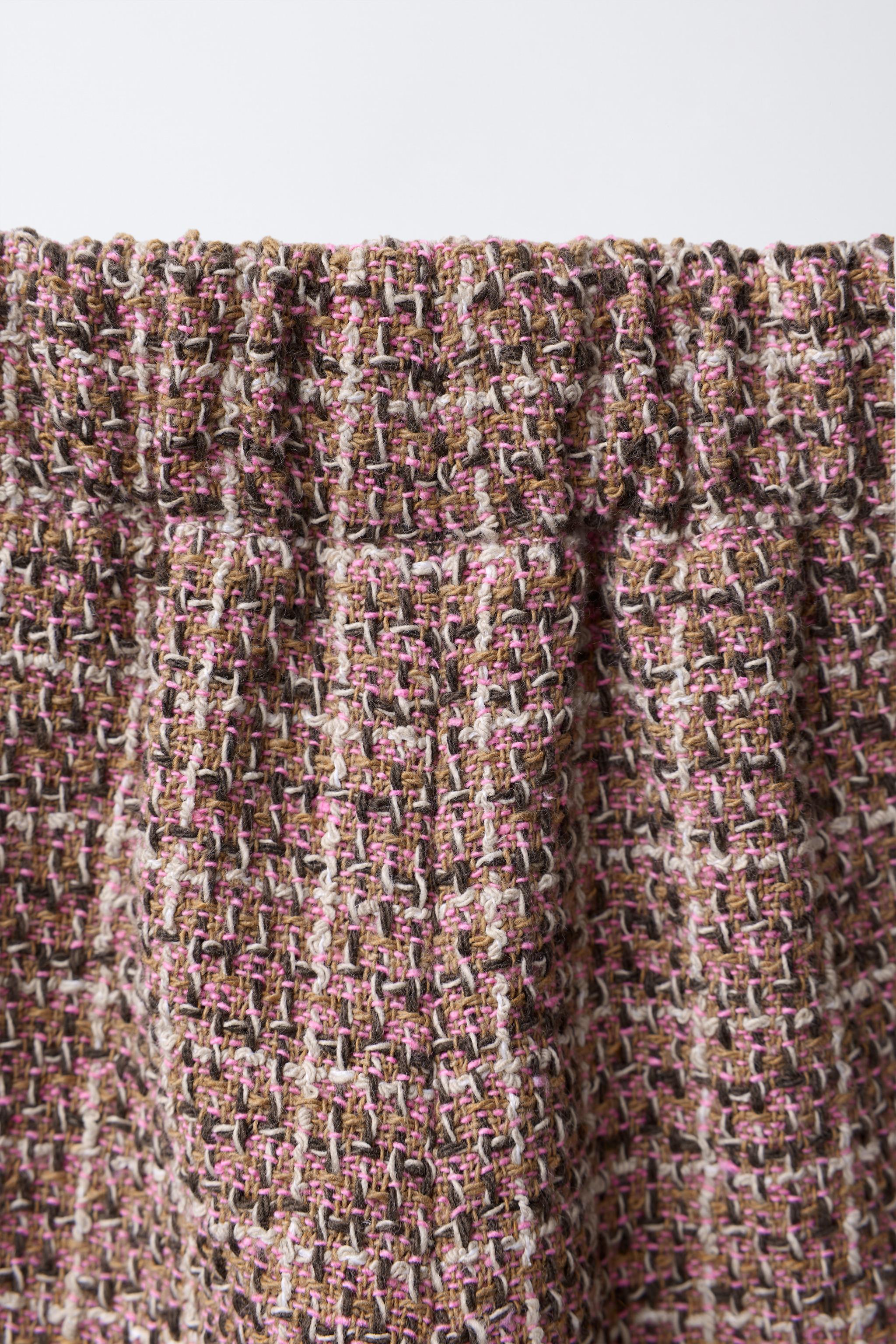 PRINTED VELVET POCKET SKORT